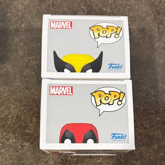 Marvel Deadpool #1362 & Wolverine #1363 Funko Pop - Picture 5 of 6